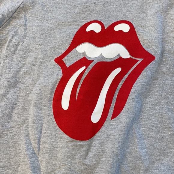 NWT Treasure & Bond Rolling Stones BAND GRAPHIC SWEATSHIRT IN GREY - Picture 3 of 9